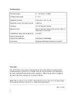 Preview for 8 page of CMA Dishmachines FLOWRATE SENSOR 0387I User Manual