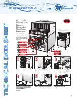 Предварительный просмотр 3 страницы CMA Dishmachines GW-100 Technical Data Sheet