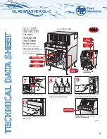 Предварительный просмотр 4 страницы CMA Dishmachines GW-100 Technical Data Sheet