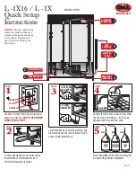 CMA Dishmachines L-1X Quick Setup Instructions предпросмотр