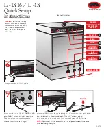 Предварительный просмотр 2 страницы CMA Dishmachines L-1X Quick Setup Instructions