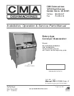 Предварительный просмотр 1 страницы CMA Dishmachines MODEL GL-C Installation & Service Manual