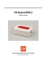 CMA Dishmachines PH SENSOR BT61i User Manual предпросмотр