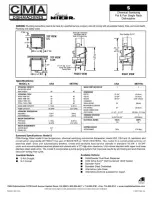 Предварительный просмотр 2 страницы CMA Dishmachines S-AH Specifications