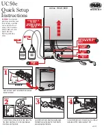 CMA Dishmachines UC50E Quick Setup Instructions предпросмотр