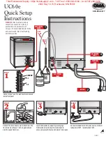 Предварительный просмотр 1 страницы CMA Dishmachines UC60E Quick Setup Instructions