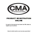 Предварительный просмотр 2 страницы CMA Dishmachines UC65e M3 Installation & Operation Manual