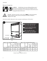 Предварительный просмотр 12 страницы CMA Dishmachines UC65e M3 Installation & Operation Manual