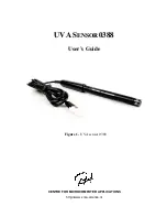 Предварительный просмотр 1 страницы CMA Dishmachines UVA SENSOR 0388 User Manual