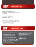 Preview for 8 page of CMC 83 HD+ ARBOR PRO Manual