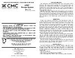 CMC LEVR Escape System Quick Start Manual preview