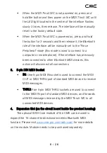 Preview for 6 page of CMC MIDI Thru5 WC User Manual