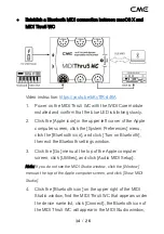 Preview for 14 page of CMC MIDI Thru5 WC User Manual