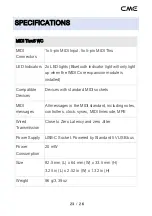 Preview for 23 page of CMC MIDI Thru5 WC User Manual