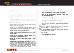 Preview for 17 page of CMC S19HD PRO Use And Maintenance Manual