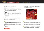 Preview for 27 page of CMC S19HD PRO Use And Maintenance Manual