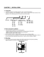 Preview for 11 page of CMC SV008ACtionMaster-2 Installation And Operating Instructions Manual