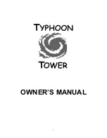 Предварительный просмотр 1 страницы CMC Typhoon Tower Owner'S Manual