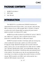 Preview for 4 page of CMC U6MIDI PRO User Manual