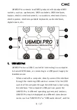 Preview for 5 page of CMC U6MIDI PRO User Manual