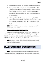 Preview for 8 page of CMC WIDI THRU6 BT User Manual