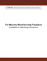 Preview for 1 page of CMC Wood Insert Installation & Operating Instructions