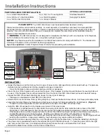 Preview for 2 page of CMC Wood Insert Installation & Operating Instructions