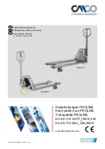 Preview for 1 page of CMCO HU 20-115 VATP Operating Instructions Manual