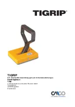 CMCO TIGRIP THM 120 Operating Instructions Manual preview