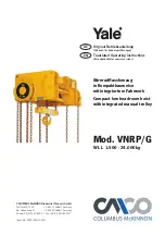 Preview for 1 page of CMCO Yale VNRG Translated Operating Instructions