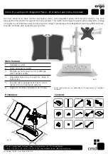 CMD Ergo Solutions Vision H Information And Instruction Sheet preview