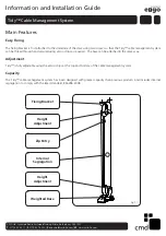 Preview for 1 page of CMD Ergo Tidy Information And Installation Manual