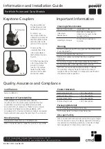 Предварительный просмотр 2 страницы CMD PortHole Information And Installation Manual