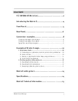 Preview for 3 page of CME Matrix X User Manual