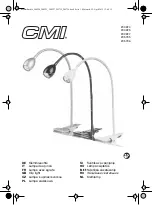 Preview for 1 page of CMi 200 224 Operating Instructions Manual