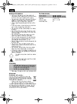 Preview for 6 page of CMi 200 224 Operating Instructions Manual