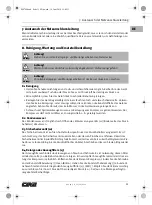 Preview for 11 page of CMi 466789 Operating Instructions Manual