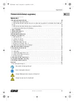 Предварительный просмотр 57 страницы CMi 466789 Operating Instructions Manual