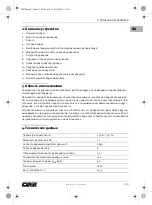 Предварительный просмотр 113 страницы CMi 466789 Operating Instructions Manual