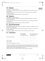 Предварительный просмотр 129 страницы CMi 466789 Operating Instructions Manual