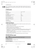 Preview for 92 page of CMi 466790 Operating Instructions Manual