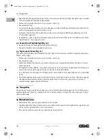 Предварительный просмотр 34 страницы CMi 466957 Operating Instructions Manual