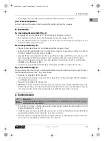 Preview for 47 page of CMi 466957 Operating Instructions Manual