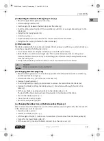 Preview for 59 page of CMi 466957 Operating Instructions Manual