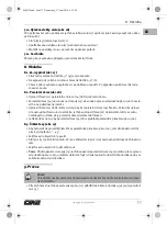 Preview for 73 page of CMi 466957 Operating Instructions Manual