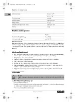 Preview for 150 page of CMi 466957 Operating Instructions Manual