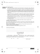 Preview for 206 page of CMi 466957 Operating Instructions Manual