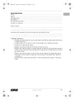 Preview for 211 page of CMi 466957 Operating Instructions Manual