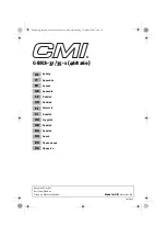 Preview for 348 page of CMi 468 260 Operating Instructions Manual