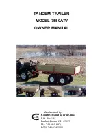 CMi 7550ATV Owner'S Manual preview